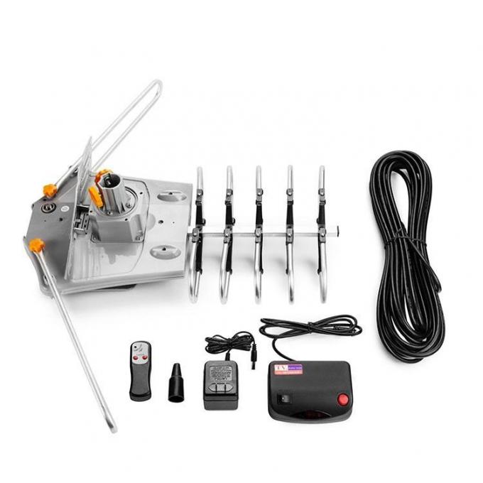 मोटराइज्ड यागी यूएचएफ एम्पलीफाइड डिजिटल एचडीटीवी एंटीना 360 डिग्री रोटेशन के साथ 1