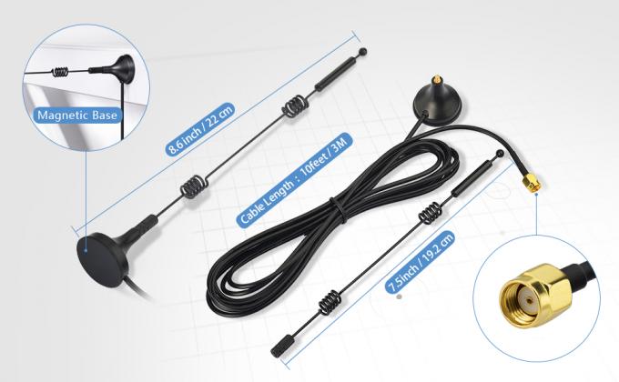 उच्च लाभ जीएसएम 2.4ghz Ts9 मोबाइल फोन एंटेना हुआ वेई ब्रांडेड 3g 4g एलटीई एंटीना वाईफ़ाई 3