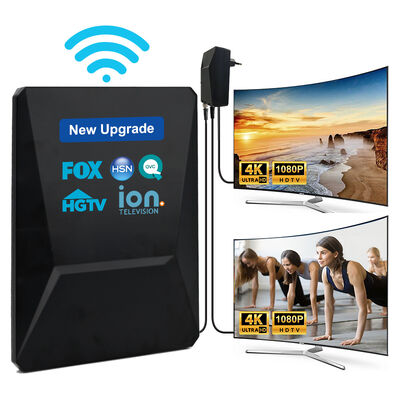 न्यू अपग्रेड स्मार्ट HDTV एंटीना डिजिटल HD 4K 1080P एम्प्लीफाइड 30dbi लॉन्ग रेंज UHF फ्री चैनल आउटडोर प्लास्टिक एरियल